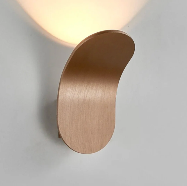 Nowoczesny kinkiet ścienny LED – minimalistyczna forma premium – Brązowy