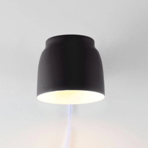 Nowoczesny kinkiet ścienny LED z drewnianym akcentem – regulowana lampa ścienna – Czarny